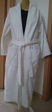 Bademantel Morgenmantel Herren Baumwolle weiß Wellness Spa Sauna Bad Baden