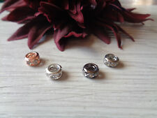 Beadsperle Großlochperle Metall/Strass "B" Ware !!!   4 verschiedene Varianten