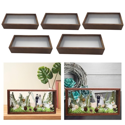 Trockenblumen vitrine aus holz - trockenblumen-vitrine,