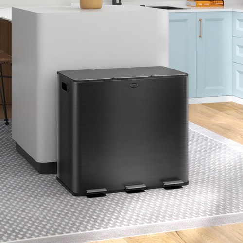 Homcom mülleimer 15l - mülleimer, x