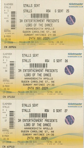 Tickets lord the - tickets, 3