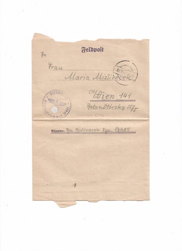 8915 1943 feldpost rad 297 - 8915-, 6/297