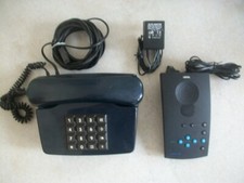 Post Tel 01 LX  Tastentelefon Dunkelblau TAE-Stecker, Anrufbeantworter Loewe