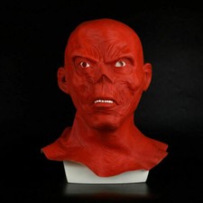 Halloween red skull - skull, maske