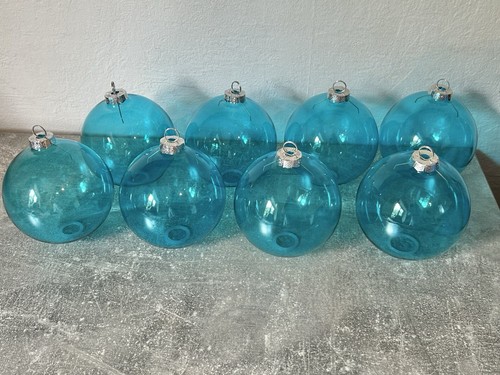 8er set weihnachtskugeln deko - set,