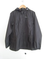Quechua (Decathlon) Herren Regenjackemit Kapuze, schwarz, Gr. XL, NEU