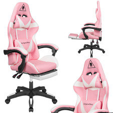 Gaming Gaming Stuhl Bürodrehstuhl Fußstütze Kruger&Matz