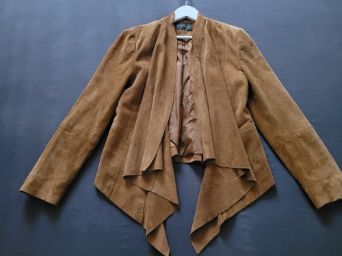 Esprit brauner leder blazer - brauner, leder-blazer