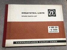 ZF Getriebe Ersatzteil Liste 4