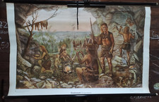 Rollkarte DDR Eiszeitmensch