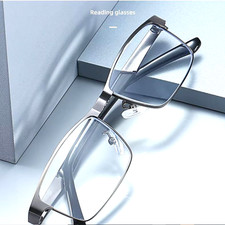 Marken-Metallrahmenlesebrille