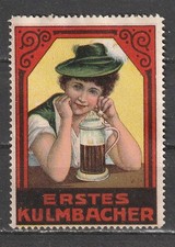 Reklamemarke KULMBACHER Brauerei