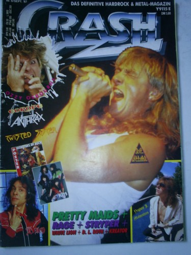 Crash metal magazin 1987 def - metal,