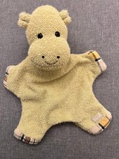 Nilpferd Hippo Schnuffeltuch Schmusetuch Kuscheltuch Sterntaler Vintage Frottee