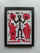 A. R. Penck Edition 2/100 Signiert 1994 Künstlerhilfe Sarajevo