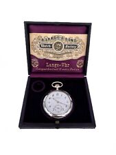 Feine Taschenuhr A. Lange & Söhne 900 Silber Fullset 53mm