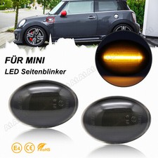 2xOEM LED BLINKER MINI HATCH R56 R57 R58 R59 BLINKLEUCHTE SEITENBLINKER SCHWARZ