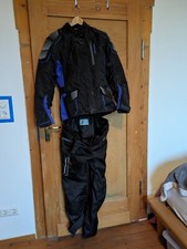 Fastway gefütterte Allwetter Textilkombi Damen mit Protektoren - Suzukifarben