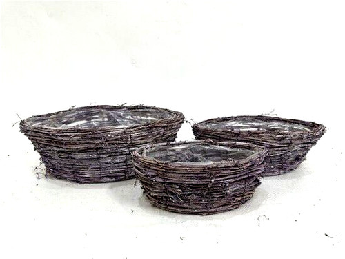 Korb oval 3erset - oval,