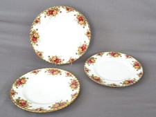 Royal Albert Old Country Roses 3 x Speiseteller Teller dinner plates 26 cm -6