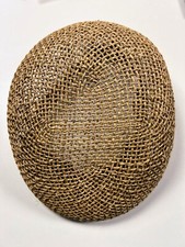 Stroh Flatcap Cap Mütze Seegras Strohhut Sommer Luftig Italien Größe S