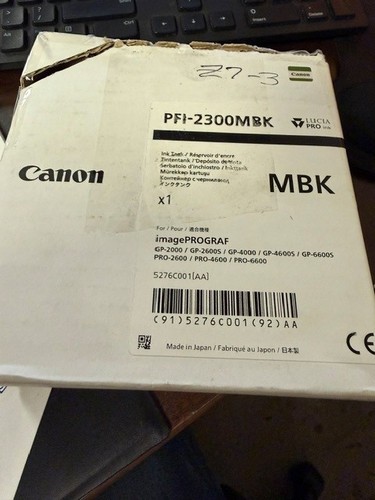 Canon pfi 2300 mbk - mbk, matte