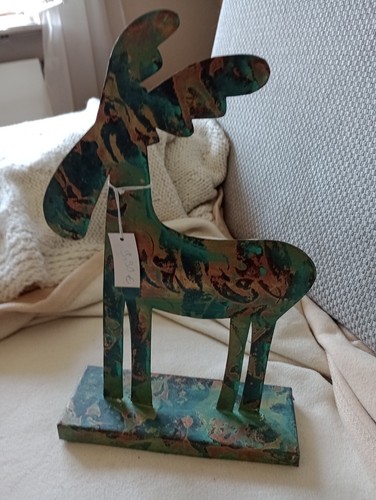 Elch figur metall handarbeit - metall,