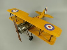 Blechflugzeug Modellflugzeug Doppeldecker Retro Oldtimer Flugzeugmodell B.60cm