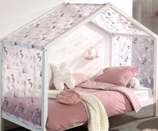 Himmel Betthimmel Textilhimmel Bettgardine Bettvorhang Schmetterling Prinzessin