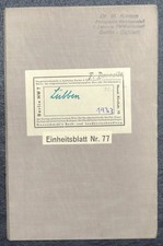 1933 Leinen Faltplan Reichskarte Einheitsblatt 77 Lübben farbig 1: 100 000