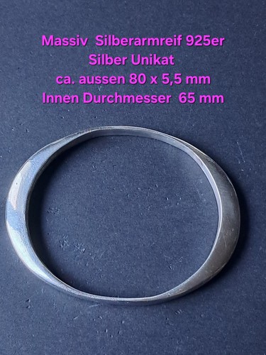 Massiv silberarmreif 925er - massiv,
