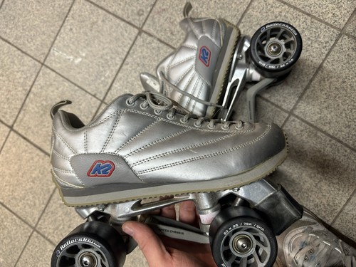 Rollschuhe disco silber - silber, k2