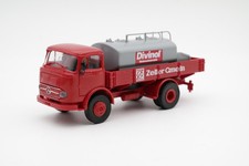 H0 Brekina Mercedes Benz LKW LP 328 1:87 "Divinol Zeller Gmelin" Rot