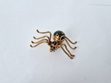 Alte Brosche Spinne Handarbeit 37mm