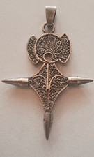 Silber Anhänger "Kreuz des