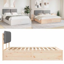 Bettgestell mit gepolstertem