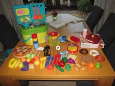 Spielküche, Kinderküche inkl. viel Zubehör, tragbar für Innen & Aussen