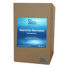 Meerkraft natürliches Hypertonisches Meerwasser 20 Liter Microgefiltert