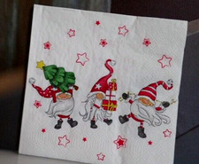 10 Cocktail Servietten Wichtel