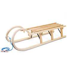 HolzFee Premium Hörnerschlitten Baran E 115 Schlitten ESCHEN-Holz