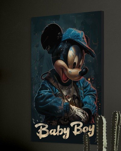 Micky maus leinwand bild - micky,