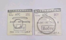 Plexi Glas Sternkreuz für Armbanduhr Armiert Mit Chromring von Größe 175 bis 341