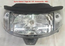 Kymco - Spacer - Yager - 50 + 125 - Scheinwerfer - Schwarz Grau - NEU
