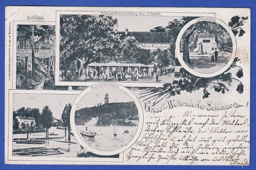 Alte woltersdorfer schleuse - ak,
