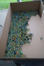 Über 400 Gepflegte Glasmurmeln Murmeln