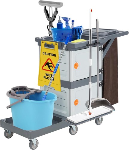 Gewerblicher reinigungswagen - gewerblicher,