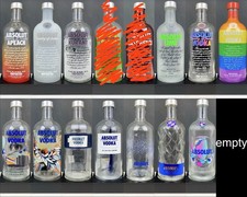 Leer absolut vodka - absolut, sammlung