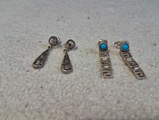 Meander Ohrringe 925 Sterling