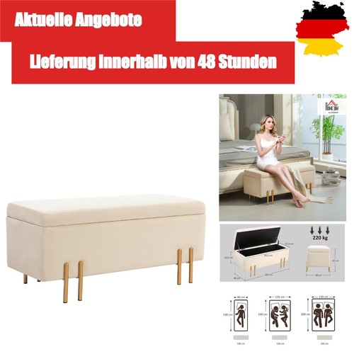 Homcom sitzbank mit - sitzbank, stauraum