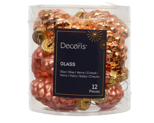 Glas zapfen 6cm - zapfen,